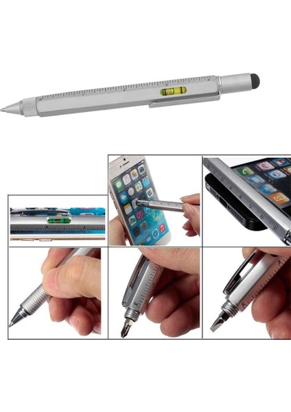 Cetvelli Tornavidali Su Terazili Dokunmatik Mimar Kalemi Sarı modelleri