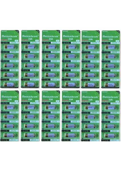 23A 12V Alkalin Pil Garaj Bariyer Kepenk Oyuncak Alarm Kumandası Kapı Zili Pili 60 Adet A23 E23A MN21 MS21 L1028 VA23GA