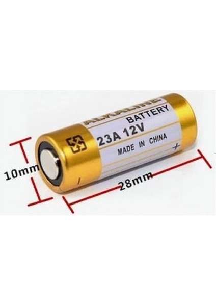 23A 12V Alkalin Pil Garaj Bariyer Kepenk Oyuncak Alarm Kumandası Kapı Zili Pili 60 Adet A23 E23A MN21 MS21 L1028 VA23GA modelleri