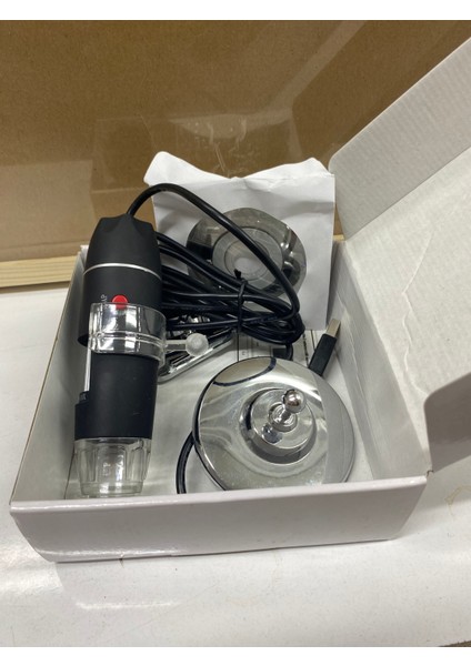 USB Dijital Mikroskop – Yüksek Büyütme, LED Işıklı, Standlı modelleri