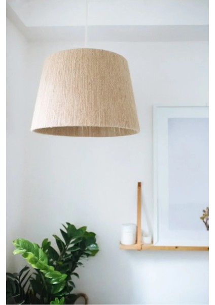 Bohem Avize, Rustik, 35 cm Genişlik, Klasik Aydınlatma, E27 Duylu