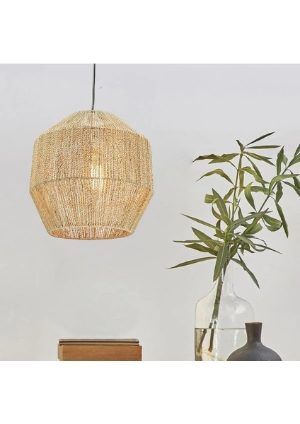 Bohem Avize, Lüx Hasır, Rustik Avize, E27 Duylu, Cafe Aydınlatma fiyatları