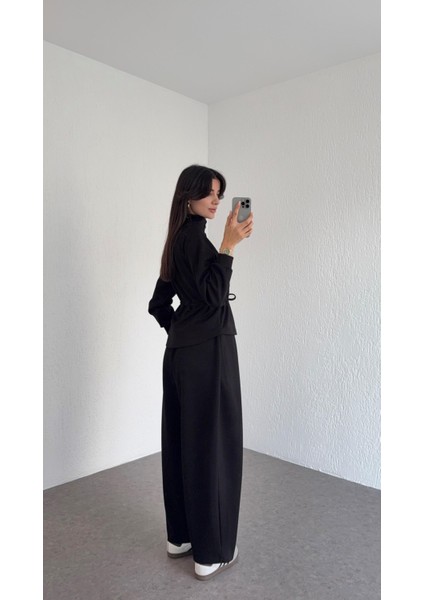 Şalvar Kesim Modal Siyah Takım fiyatları