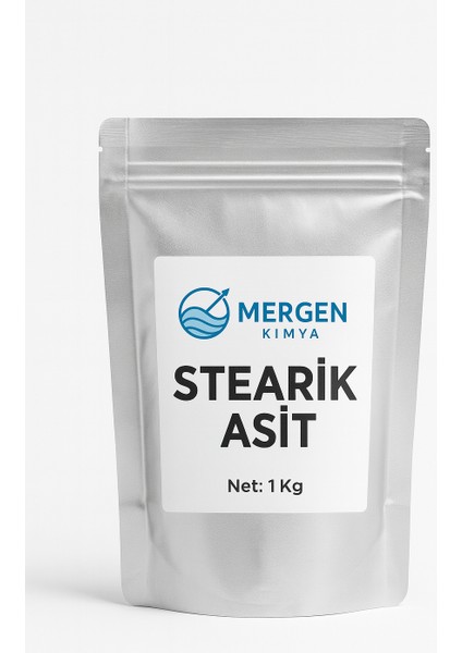 Stearik Asit | Starin | - 1 kg – Mum ve Sabun Yapımı Için Yağ Asidi