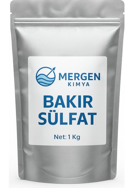 Bakır Sülfat Tozu %98 Saf – 1 kg | Mavi Vitriol | Göztaşı | Laboratuvar, Tarım ve Endüstri Kullanımı