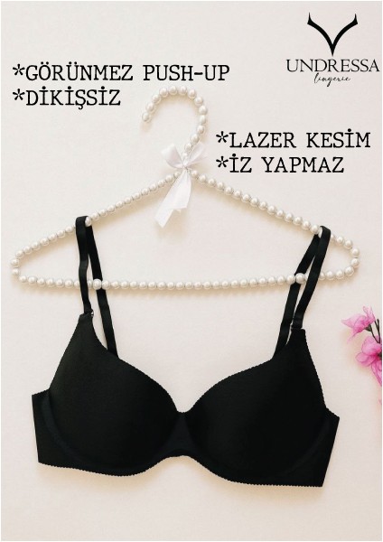 Lazer Kesim Dikişsiz Sütyen – Balensiz, Iz Yapmayan, Görünmez Push-Up
