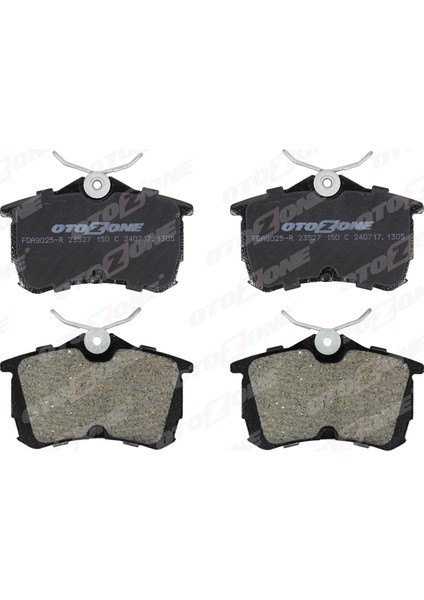 Depomix Arka Fren Balata Honda Accord Euro 1.8l 2.0l F18B F20Z Ch Cg Kasa 98-02 / 2.0l 2.4l K20 K24 2.2l C Dti cl Cn Kasa 03-