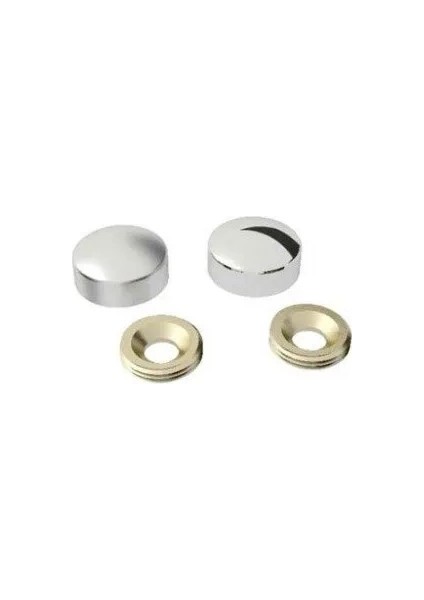 Vida Kapama Kapağı 20 Mm, Krom - 100 Adet