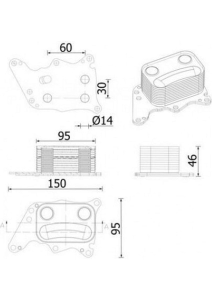 Depomix Motor Yag Sogutucusu Mini R55 R56 R57 R58 R59 R60 R61