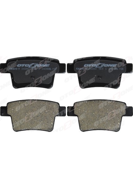 Depomix Arka Fren Balatasi Mondeo Iii 04 07 Jaguar x Type Estate 05 09