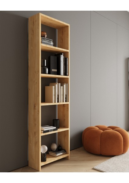 Asya 5 Raflı Geniş Kitaplık fiyatları