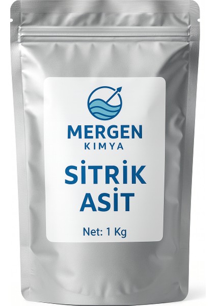 Sitrik Asit Limon Tuzu – Doğal ve Katkısız – Ev Temizliği, Turşu ve Gıda Kullanımına Uygun – 1 kg