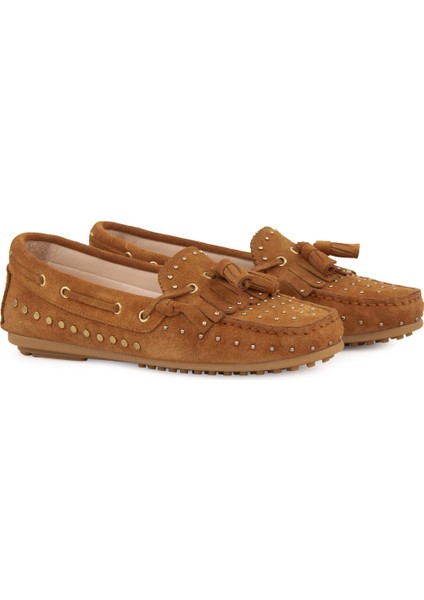 Kadın Hakiki Süet Loafer 700915 modelleri