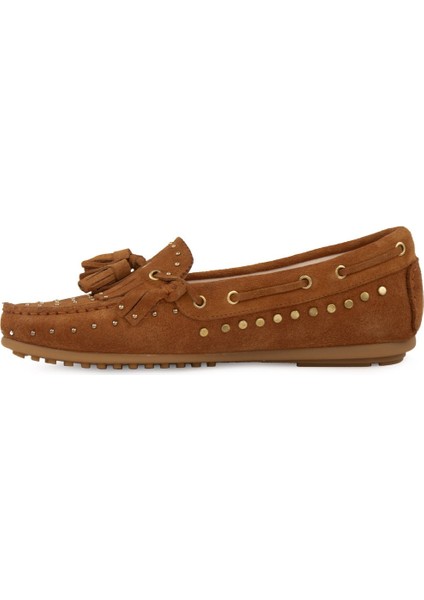 Kadın Hakiki Süet Loafer 700915 fırsatları