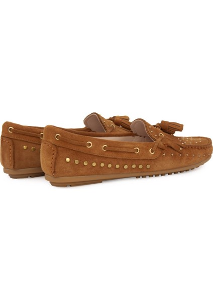 Kadın Hakiki Süet Loafer 700915