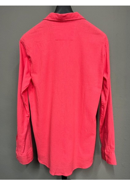 Pembe Müslin Kumaş Gömlek fiyatları