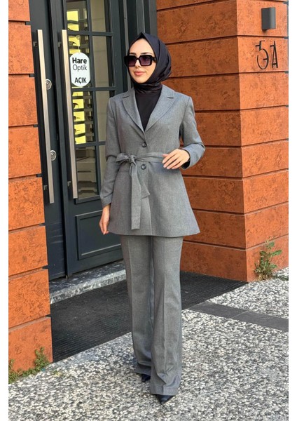 Pantolonlu Takım 10002521111011 Gri