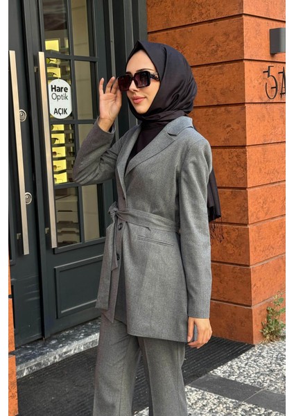 Pantolonlu Takım 10002521111011 Gri modelleri