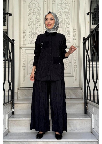 Pantolonlu Takım W-6909 Siyah