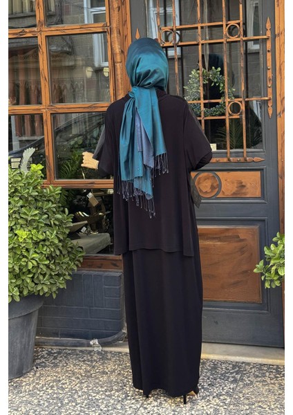 Nurcan Çetin Elbise 25623 Siyah fırsatları