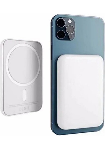 Iphone Uyumlu 5000 Mah Wireless Magsafe Batarya-Kablosuz Şarj Powerbank modelleri