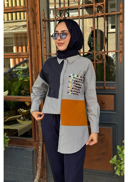 Tunik KY-A25-81032A Lacivert modelleri