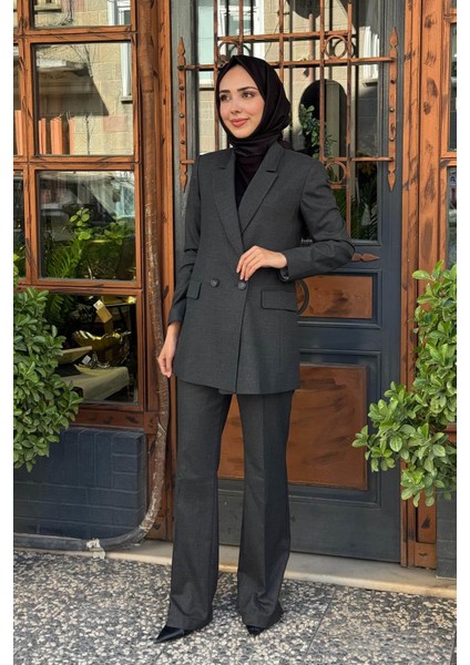 Pantolonlu Takım 10002521110012 Gri