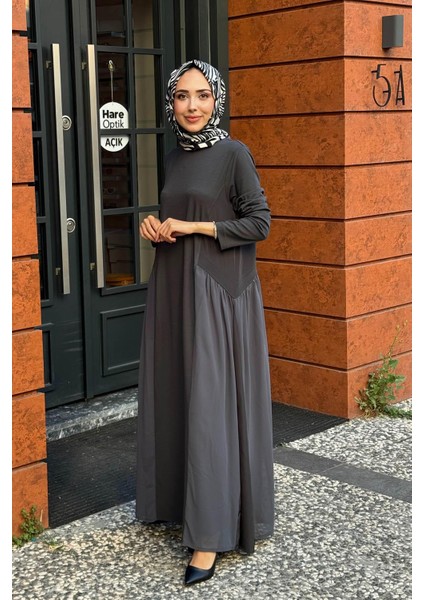 Nurcan Çetin Elbise 25162 Antrasit