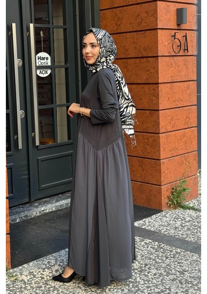 Nurcan Çetin Elbise 25162 Antrasit fiyatları