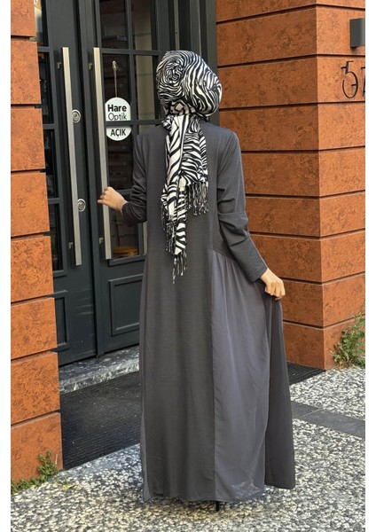 Nurcan Çetin Elbise 25162 Antrasit fırsatları
