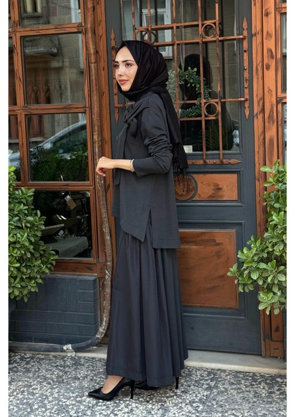 Nurcan Çetin Etekli Takım 25534 Antrasit fiyatları