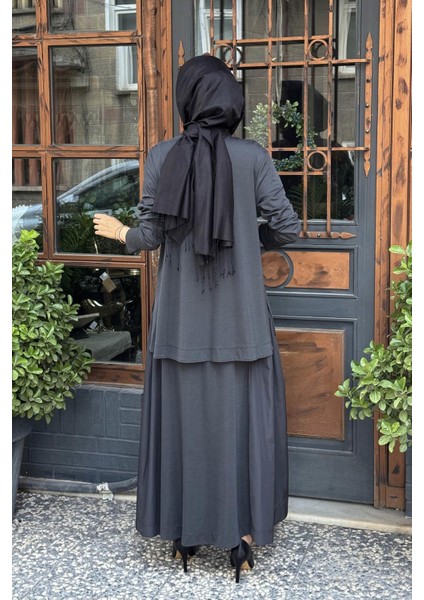 Nurcan Çetin Etekli Takım 25534 Antrasit fırsatları