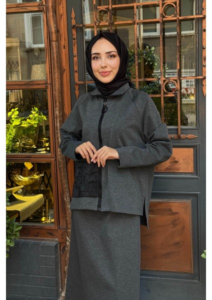 Etekli Takım W-6925 Gri modelleri