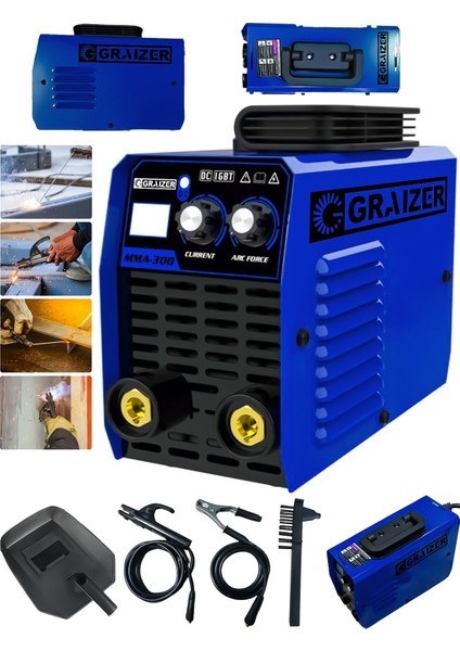 Alman Hgr Pro 300 Amper Inverter Mega Stıck Kaynak Makinesi - M fiyatları