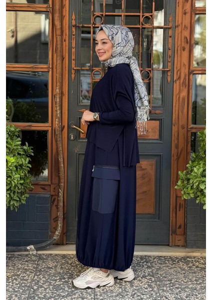 Nurcan Çetin Etekli Takım 25457 Lacivert fiyatları