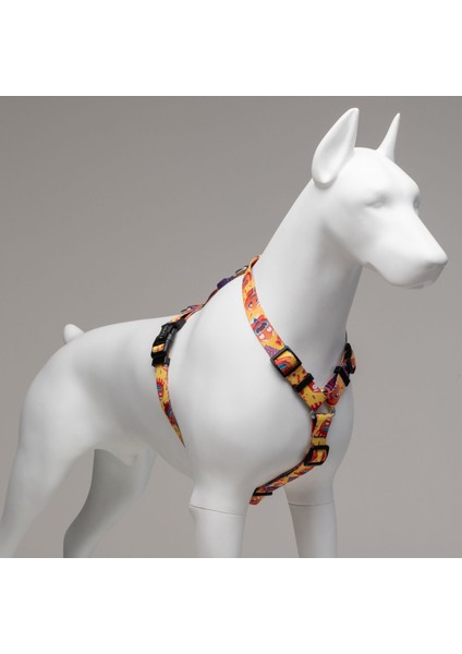 Lindo Dogs Gingerman H Tipi Köpek Göğüs Tasması Turuncu Beden Medium fiyatları
