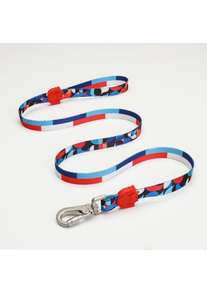 Lindo Dogs Red Line Köpek Gezdirme Kayışı Kırmızı/mavi Large