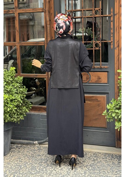 Nurcan Çetin Elbise 25160A Siyah fırsatları