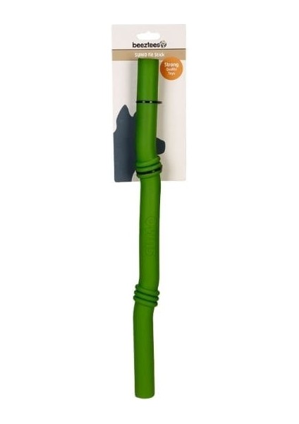 Beeztees Sumo Stick Fit Çubuk Kauçuk Köpek Oyuncağı Yeşil 50 cm