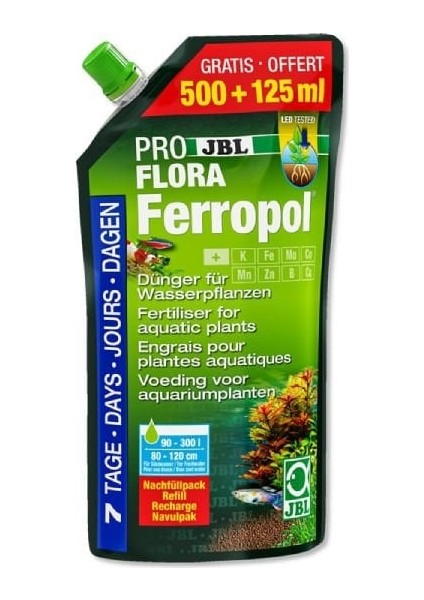 Jbl Proflora Akvaryum Ferropol Refill Akvaryum Sıvı Bitki Gübresi 625 ml