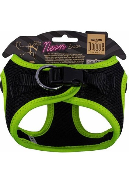 Doggie Havalı Dokuma Neon Küçük Irk Köpek Göğüs Tasması Xsmall Sarı 30-34 cm fiyatları