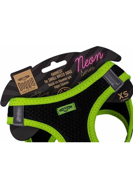 Doggie Havalı Dokuma Neon Küçük Irk Köpek Göğüs Tasması Xsmall Sarı 30-34 cm modelleri