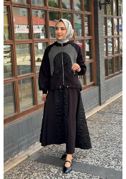 Etekli Takım W-6924 Gri