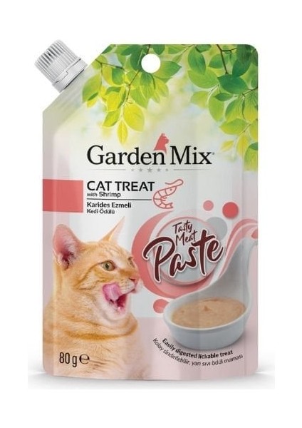 Garden Mix Tavuk ve Karides Ezme Sıvı Kedi Ödül Maması 80 gr modelleri
