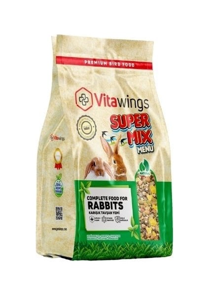 Vitawings Süper Mix Tavşan Yemi 800 gr fırsatları
