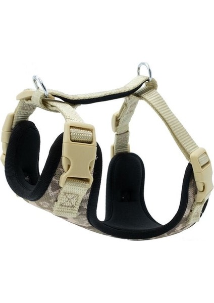 Doggie Havalı Dokuma Köpek Göğüs Tasması Xsmall Kamuflaj 1.5X35-45 cm fiyatları