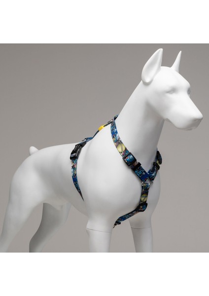 Lindo Dogs Apollo H Tipi Köpek Göğüs Tasması Mavi/sarı Beden Large modelleri
