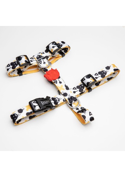 Lindo Dogs Bad Mouse H Tipi Köpek Göğüs Tasması Beden Medium