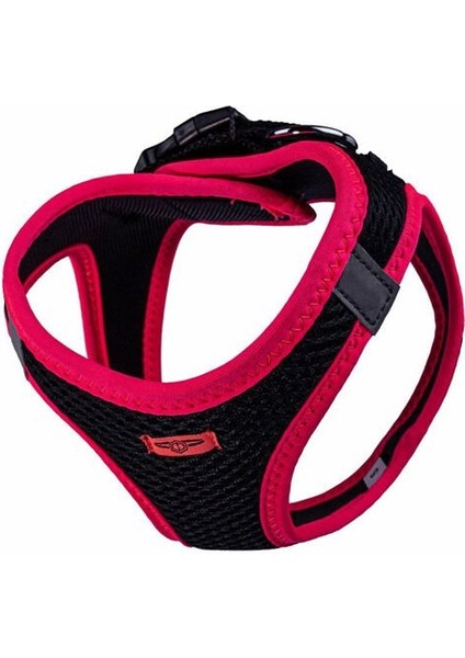 Doggie Havalı Dokuma Neon Küçük Irk Köpek Göğüs Tasması Small Pembe 32-38 cm fırsatları