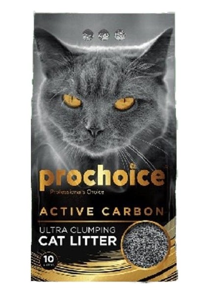 Prochoice Bentonit Aktif Karbonlu Topaklanan Doğal Kedi Kumu 10 Lt